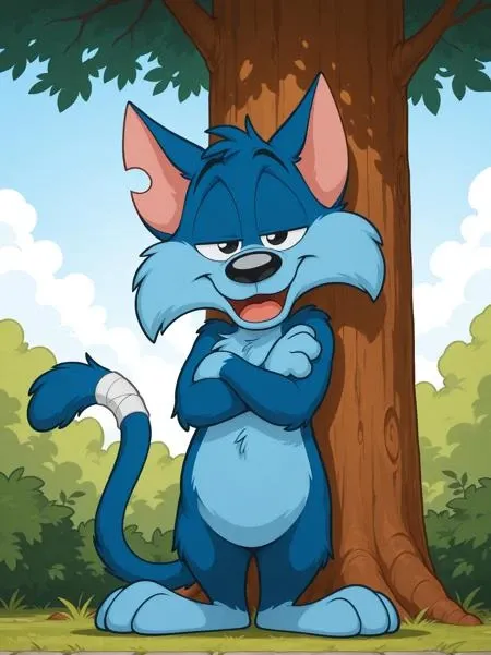 Furrball - Tiny Toon Adventures for Pony XL