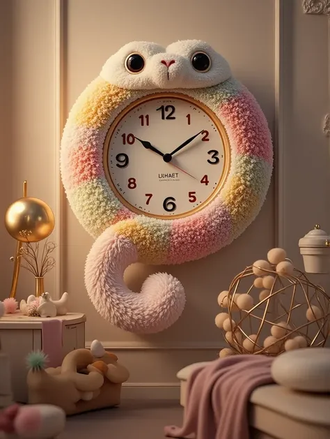 Everything Plush — Uhrendesign/Produktdesign — anpassbare Erinnerung