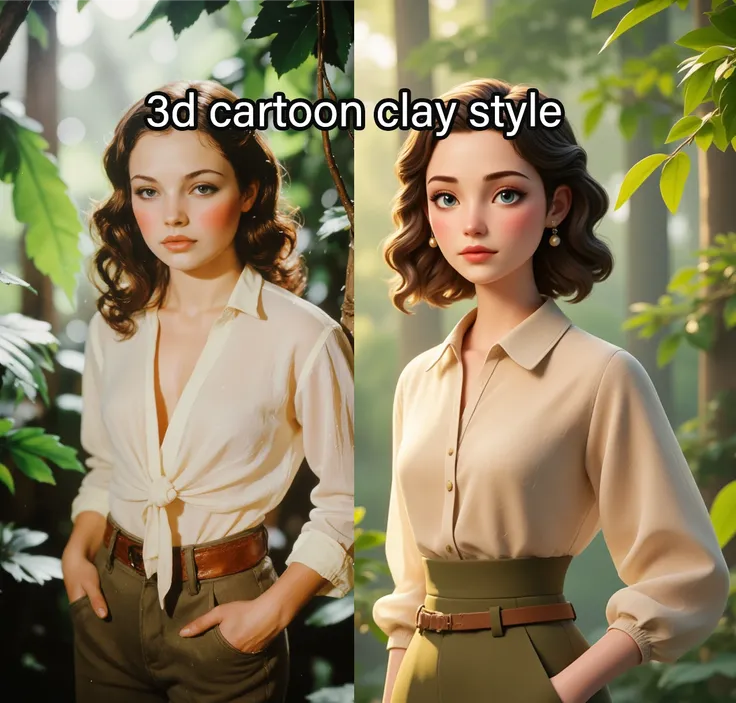 สไตล์ดินการ์ตูน 3 มิติ