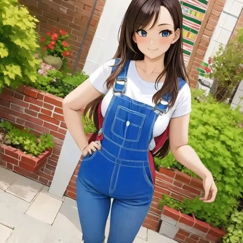 Cutie in Overalls