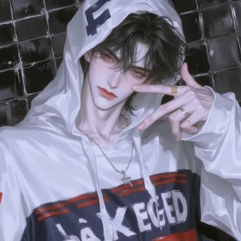 Anime boys digital art style