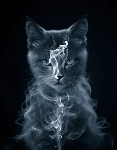 made of smoke