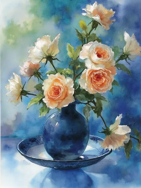 Air style watercolor