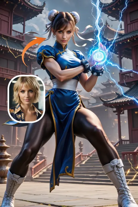O rei dos lutadores(estilo chun-li)