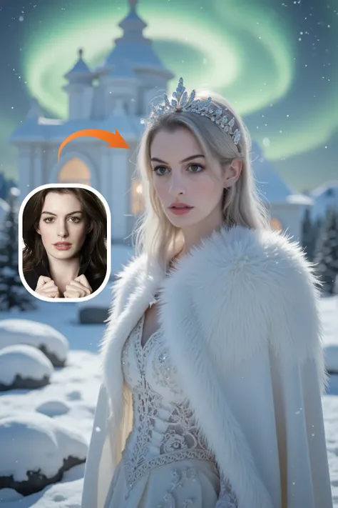 스노우 프린세스 언더 더 오로라