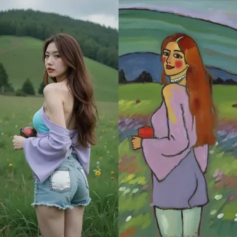 Trasferimento in stile Alexej von jawlensky