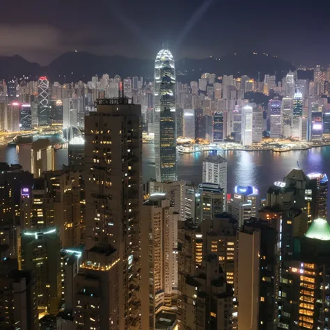 Cityscape Hong Kong by leonardo.ai