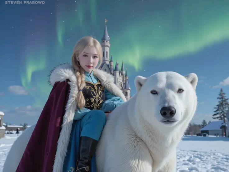 (20250117) Aurora and a polar bear