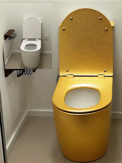 حول مرحاضك إلى مرحاض ذهبي