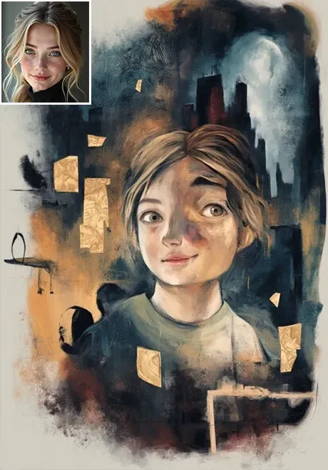 戴夫创造了一种艺术风格