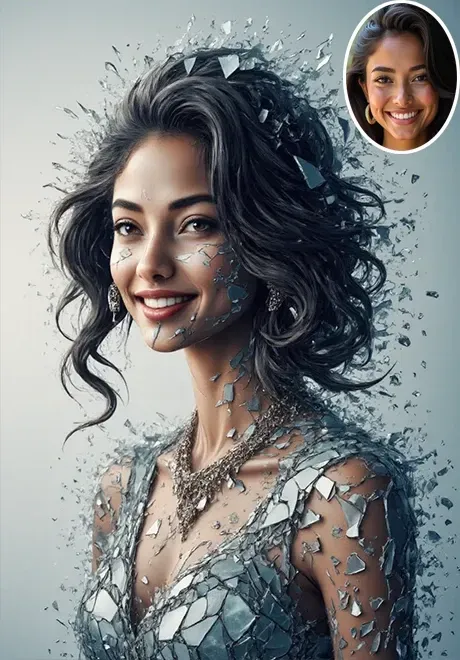 สไตล์ศิลปะแก้วหัก