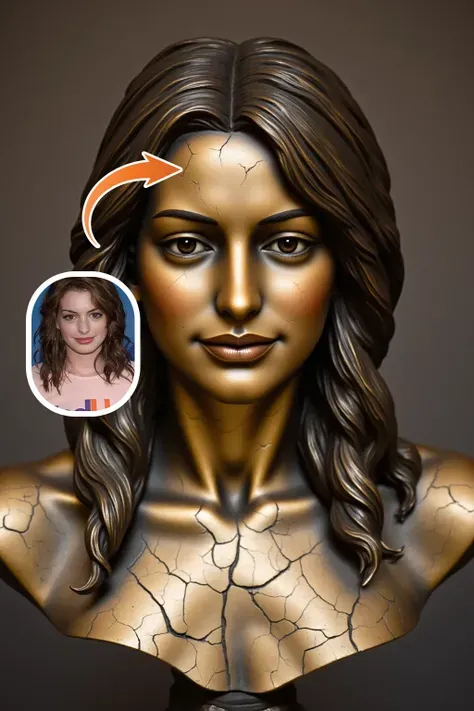 Estatua de Bronce de Niña