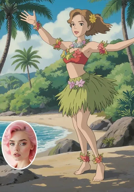 フラダンス (ジブリ風)