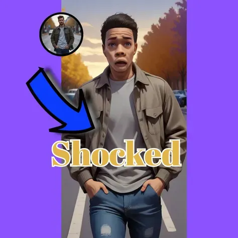 shocked black guy