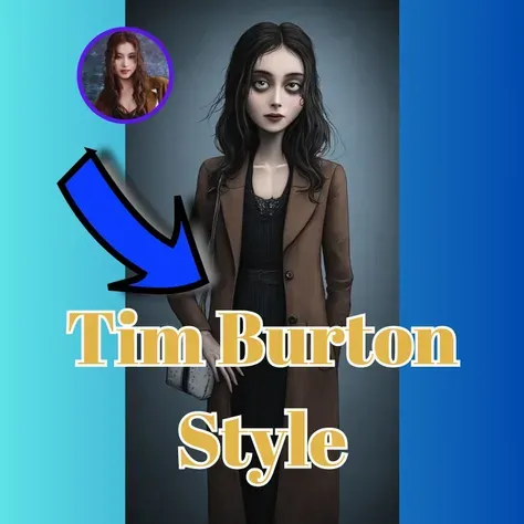 Estilo de Tim Burton Midjourney
