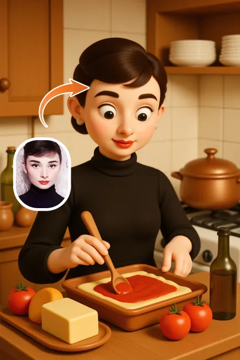 Lovely kitchen magic, delicious food is born at your fingertips💕<br>Want to generate the same 3D kitchen clay style photo? Please upload a photo and click create. It will become a super amazing photo in just 120 seconds! 📷