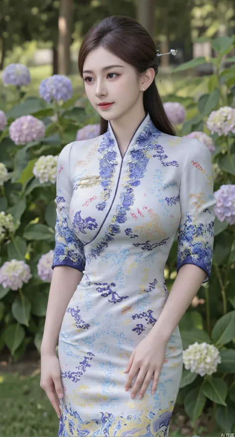 海航青花瓷旗袍-F.1