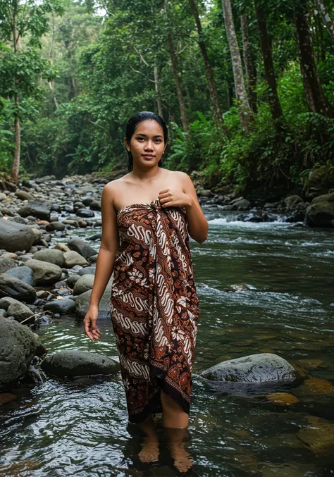 Batik Kemben - Jarik Sarung - gadis desa