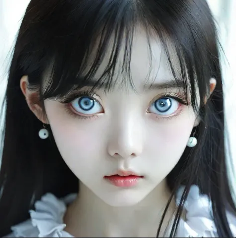 白目美少女期待 1
