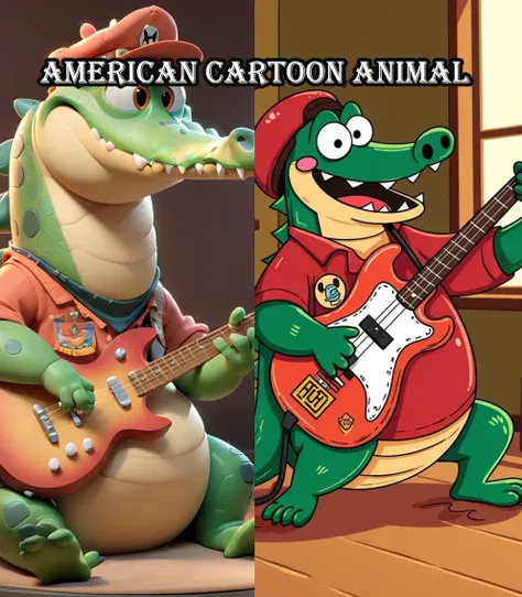 Phong cách minh họa động vật hoạt hình Mỹ