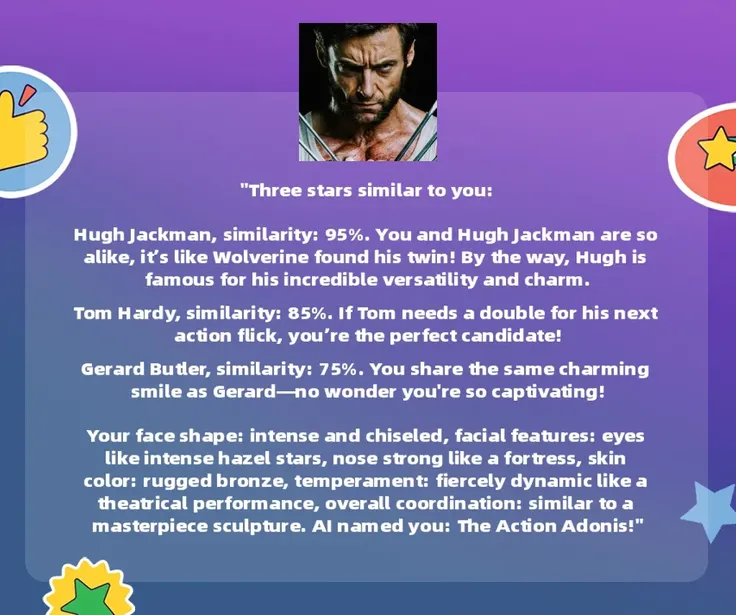 Sube una foto de una sola persona y descubre online gratis a qué famoso te pareces.