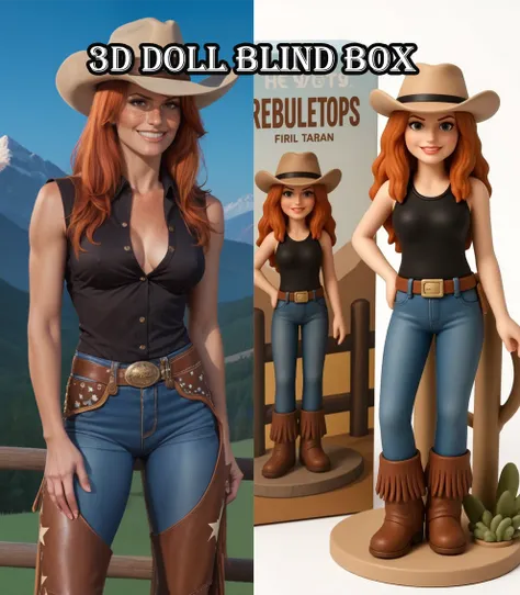 3D doll blind box 