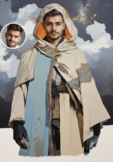 Orang misterius di balik jubah