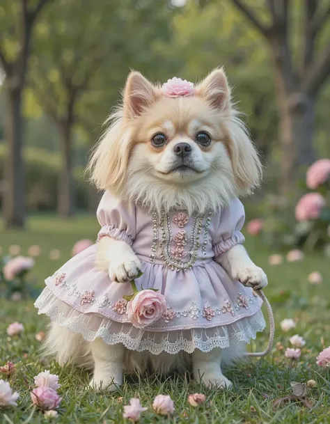 A big-headed pet，What it looks like after putting on clothes，Come and try it out