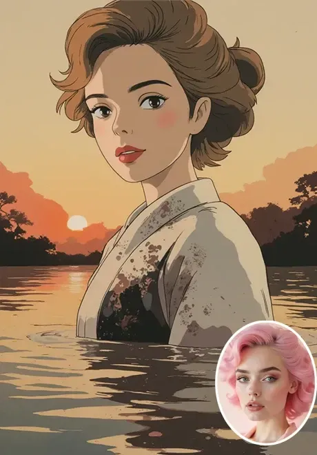 Estilo de dibujo a mano libre clásico de Ghibli