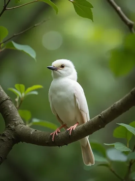 little withe bird