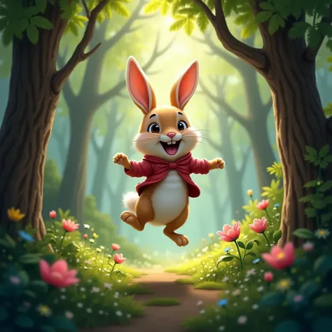 Happy rabbit