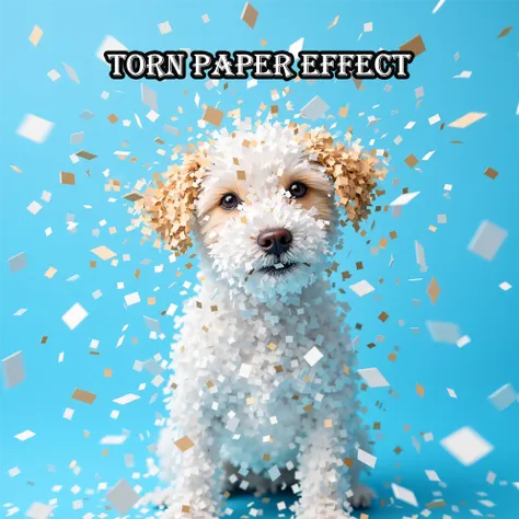 破れた紙の効果 🧾