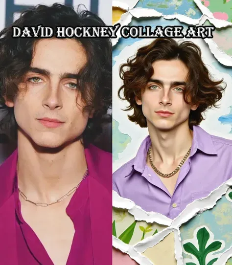 เดวิด ฮอกนีย์ ศิลปะคอลลาจ 🎨