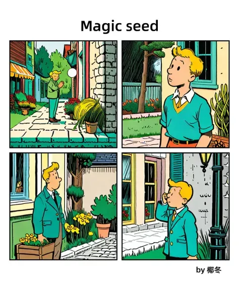 Tạo một bộ truyện tranh châu Âu - Mỹ mang tính hoài cổ trong một câu