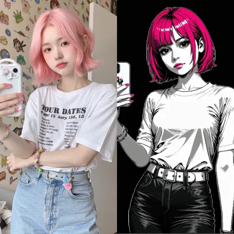 공포스러운 픽셀 애니메이션 스타일