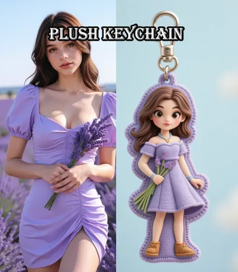 Plush keychain 🧶
