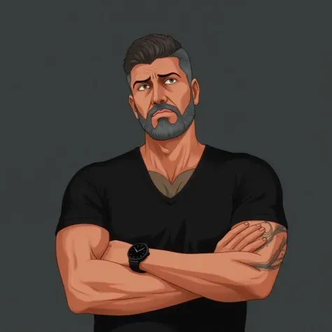 1980's Dark Manga style