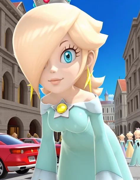 Rosalina (ロゼッタ) - Super Mario Bros super marío Galaxy ingame