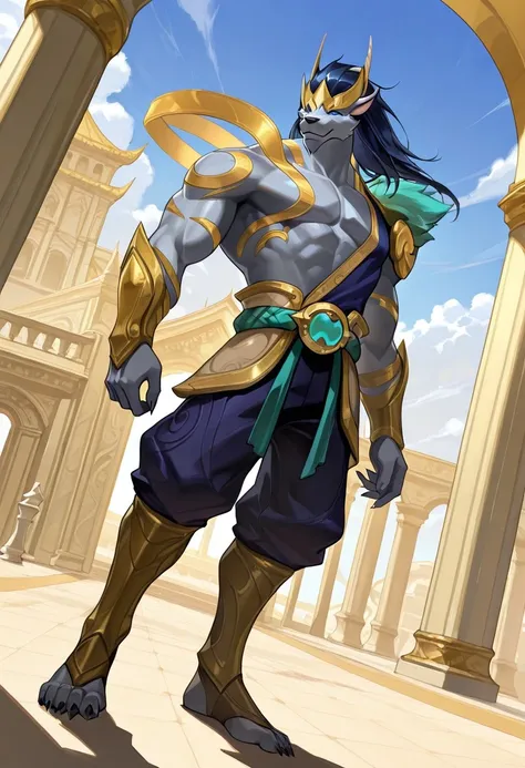 Lunar Guardian Nasus(League of Legends) Illustrious