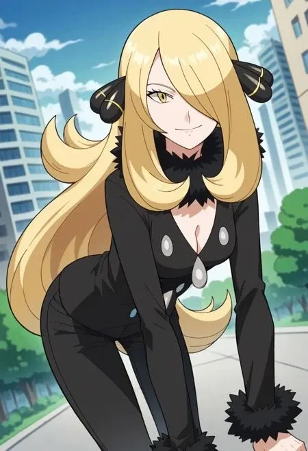 【Illustrious 】Cynthia (シロナ) - Pokemon (ポケモン) V1