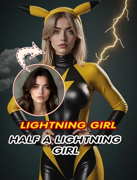 Transformation into the Lightning Girl