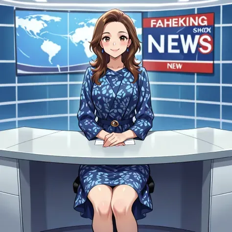 Transformar-se em uma Apresentadora de Notícias Feminina