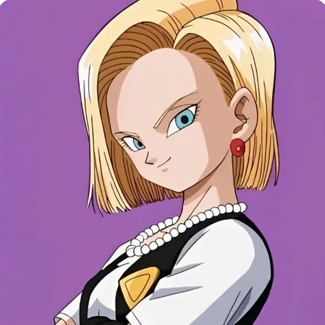 Android 18 from Dragon Ball_Illustrious-Semi realistic Anime