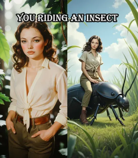 أنت تركب حشرة 🦗