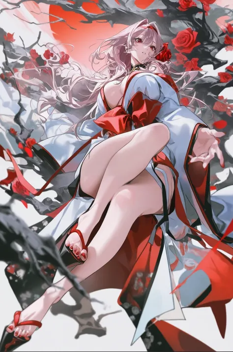 红莲Scarlet 红莲:暗影Scarlet:black shadow-妮姬NIKKE 3outfits for illustrious V.0