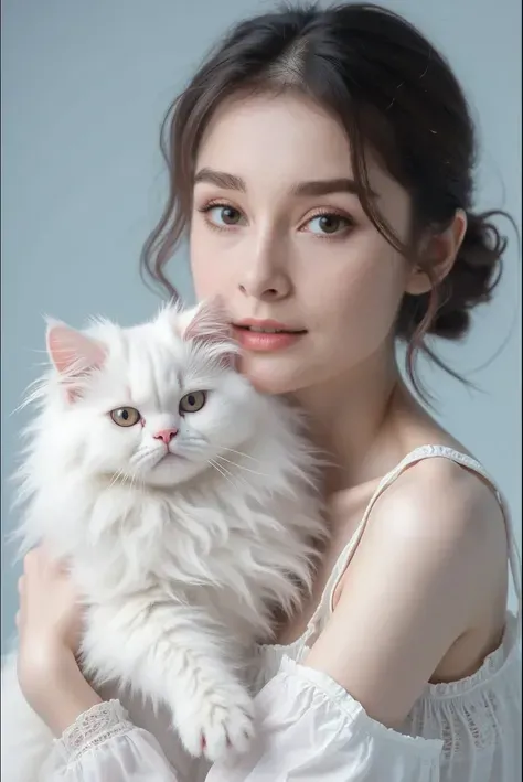 Tirar uma foto com seu animal de estimação fofo