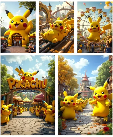 Tudo se torna um parque de diversões！