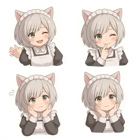 귀여운 스타일의 4컷 이모티콘을 당신의 사진으로 만들기