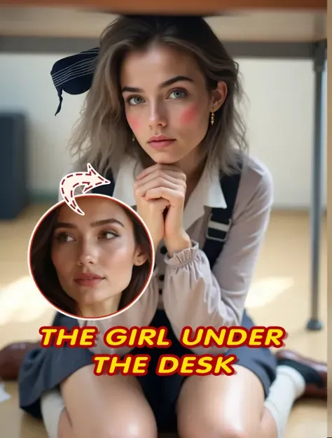 Sıranın altındaki kız