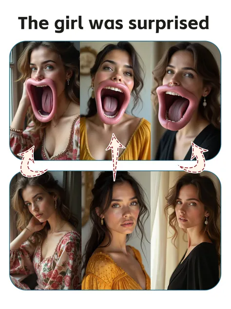 Kız özellikle şaşırdı